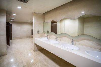 Elegant Flooring in Master Bathroom