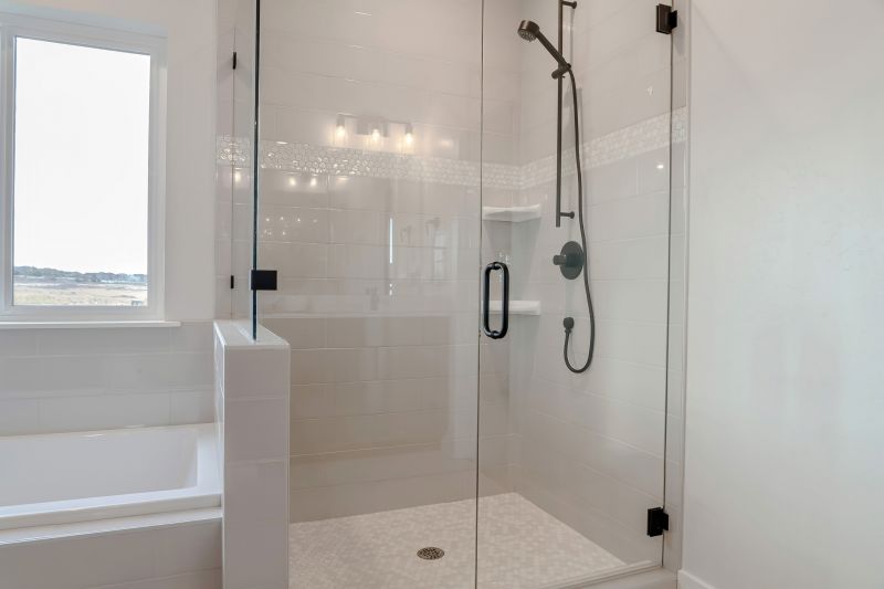 Small Shower with Glass Enclosure